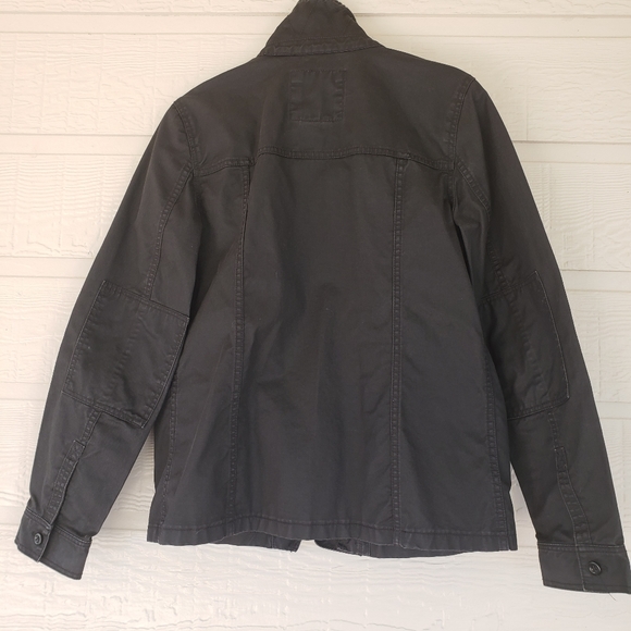 J Crew Utility Jacket Washed & aged black Jacket pockets Relaxed fit Jacket - Picture 6 of 9